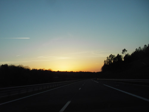 Le depart au soleil levant et le retour au soleil couchant, le Lucky luke de la p&ecirc;che!